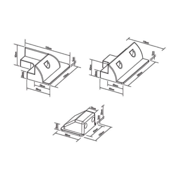 Solar mounting brackets